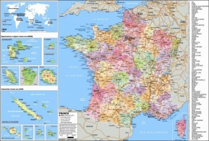Sous-main Carte de France